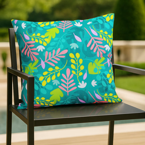 HIPPO Printed Cushion 100% Solution Dyed Polyester Waterproof UV Protected Prints & Anti Stain with Polyfillers