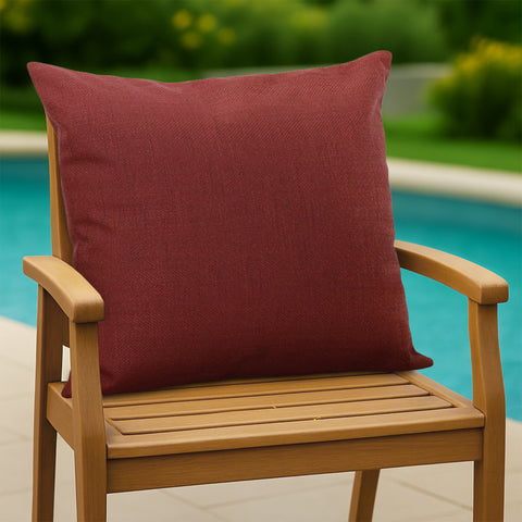 HIPPO Premium Outdoor Cushion 100% Solution Dyed Polyester Herringbone Weave Waterproof & Antifungal with Polyfillers