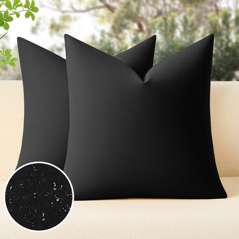 HIPPO 100% Waterproof Polyester Outdoor Balcony Garden Cushion Lawn Chair Cushions with Premium Poly Fillers