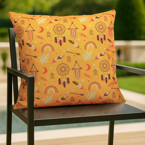 HIPPO Printed Cushion 100% Solution Dyed Polyester Waterproof UV Protected Prints & Anti Stain with Polyfillers