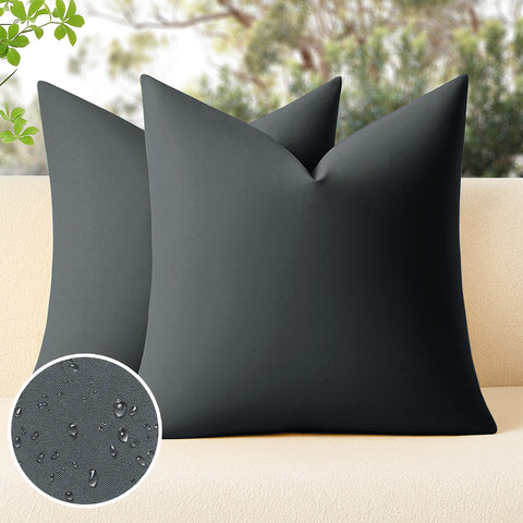 HIPPO 100% Waterproof Polyester Outdoor Balcony Garden Cushion Lawn Chair Cushions with Premium Poly Fillers