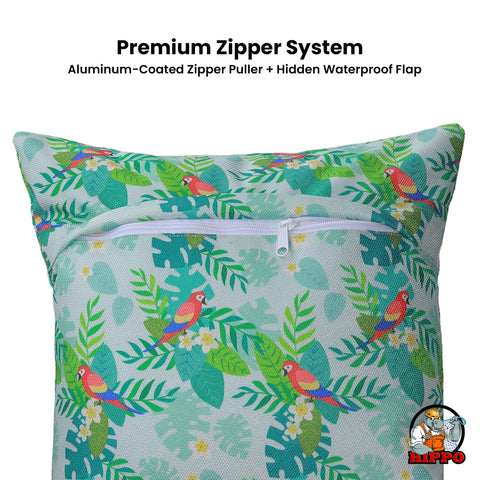 HIPPO Printed Cushion 100% Solution Dyed Polyester Waterproof UV Protected Prints & Anti Stain with Polyfillers