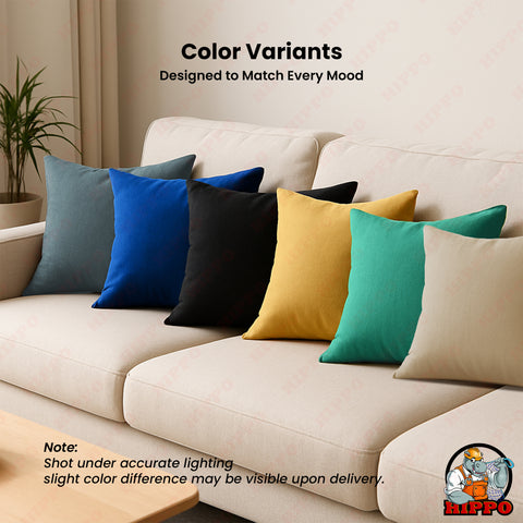 HIPPO Polyester Outdoor Balcony Garden Cushion Cover 100% Waterproof for Lawn Farmhouse Chair Swing Bench UV Resistance
