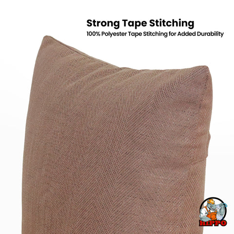 HIPPO Outdoor Premium Waterproof Cushion Cover 100% Solution Dyed Polyester Herringbone Weave Anti-Stain & Antifungal