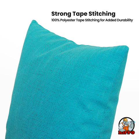 HIPPO Premium Outdoor Cushion 100% Solution Dyed Polyester Herringbone Weave Waterproof & Antifungal with Polyfillers
