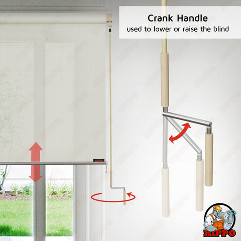 HIPPO Outdoor Crank Blind