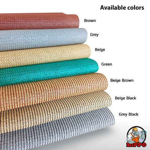 HIPPO 150 GSM Car Parking Rectangle PP Band Shade Sail