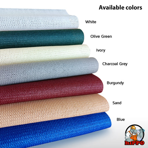 HIPPO 90% Sun Blocking Outdoor Balcony Eyelet Curtains (Pack of 2)