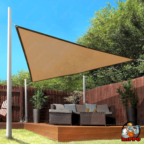 HIPPO 150 GSM Car Parking Triangle PP Band Shade Sail