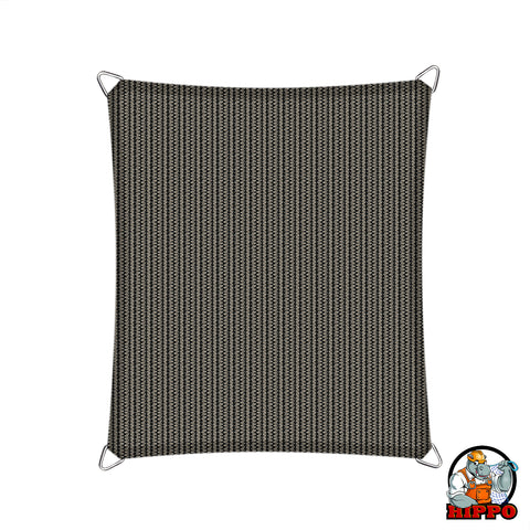 HIPPO 230 GSM Desert-Storm Rectangle Sun Shade Sail