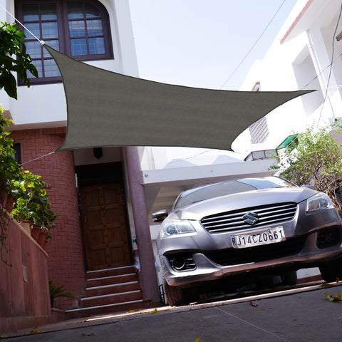 HIPPO 230 GSM Desert-Storm Rectangle Sun Shade Sail