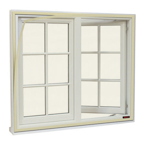 HIPPO Window Mosquito Net Stitched with Nylon Closure, Fiberglass Insect Net, Self Adhesive