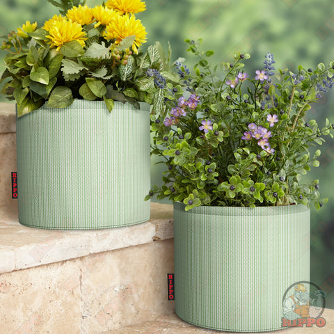 HIPPO Planter Pots for Garden UV Treated Recyclable Eco Friendly Fabric Pots Suitable for Garden, Balcony, Nursery