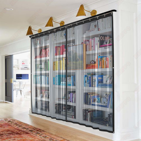 HIPPO Outdoor Transparent PVC Waterproof Curtain Pack of 2
