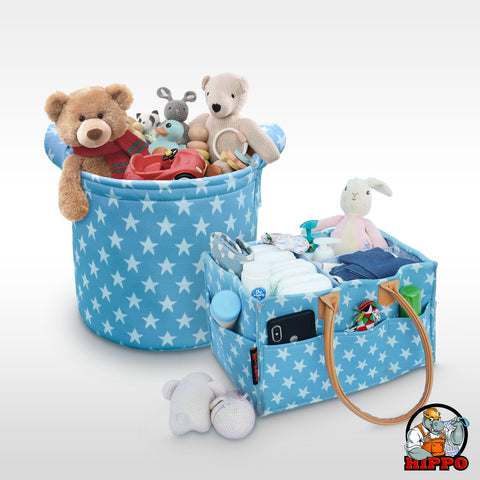 HIPPO Designer Diaper Caddy Bag Combo